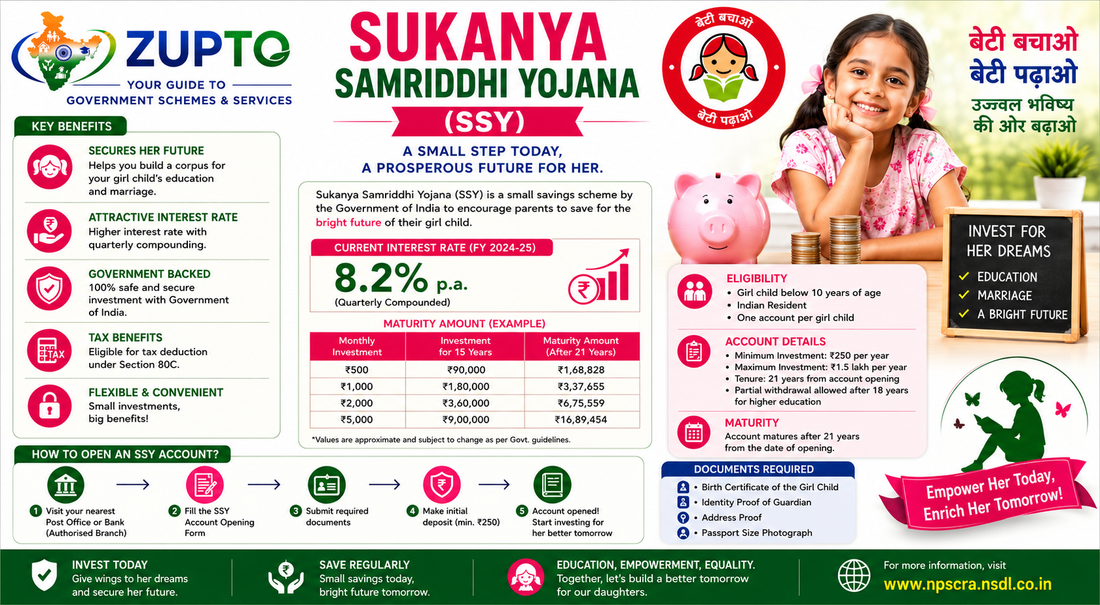 Sukanya Samriddhi Yojana (SSY)